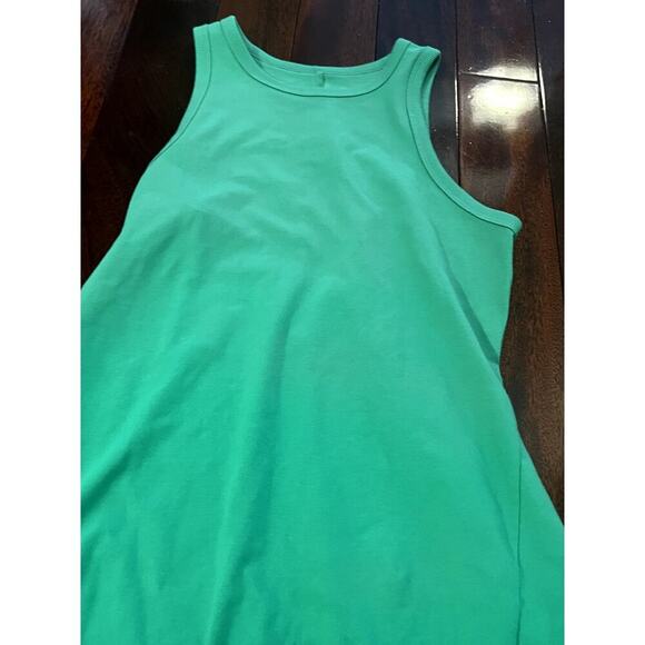 A New Day green dress, fitted at top and flare at waist, size Small - Picture 2 of 4